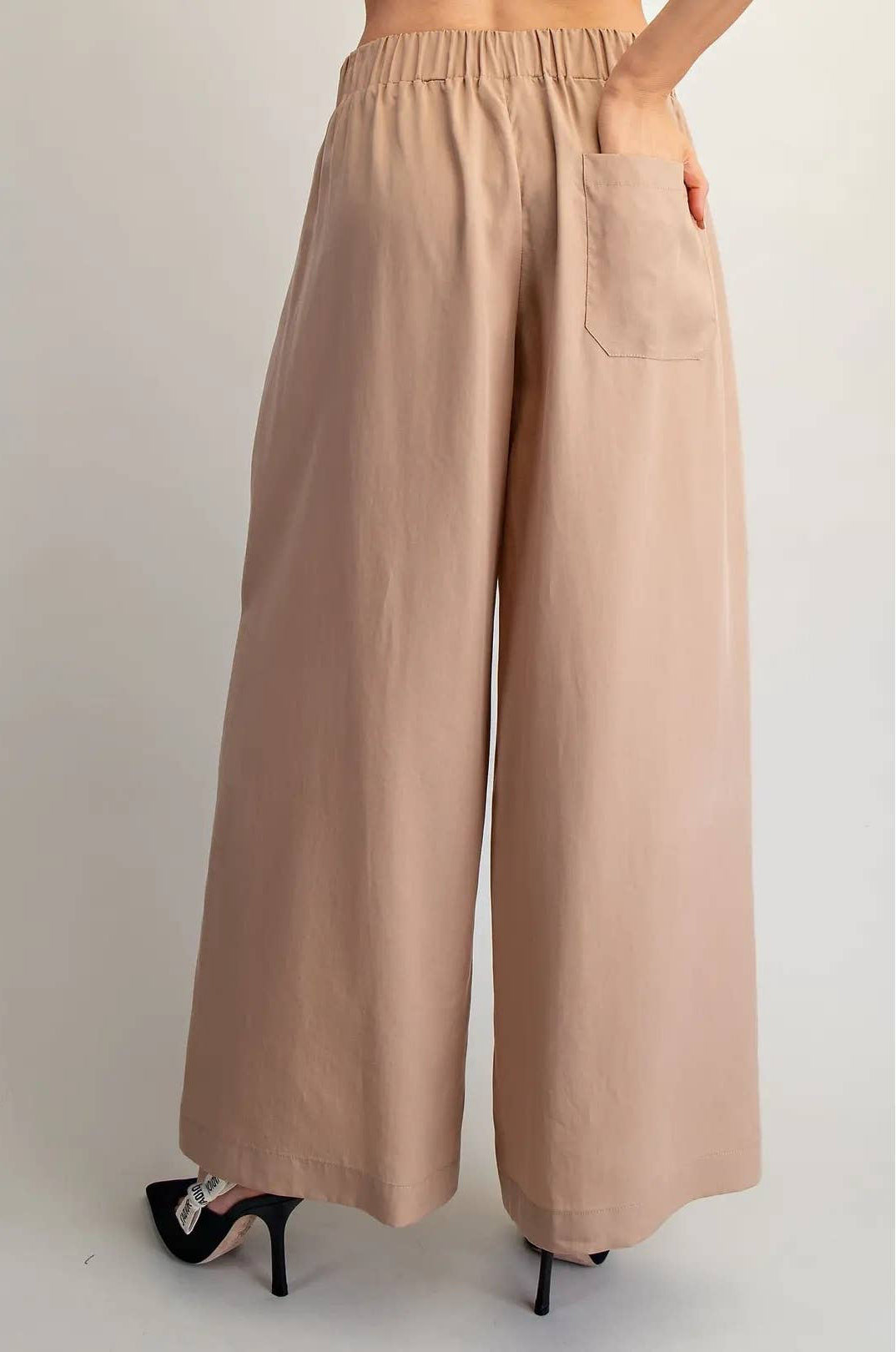 Toffee Brown Wide Leg Pant