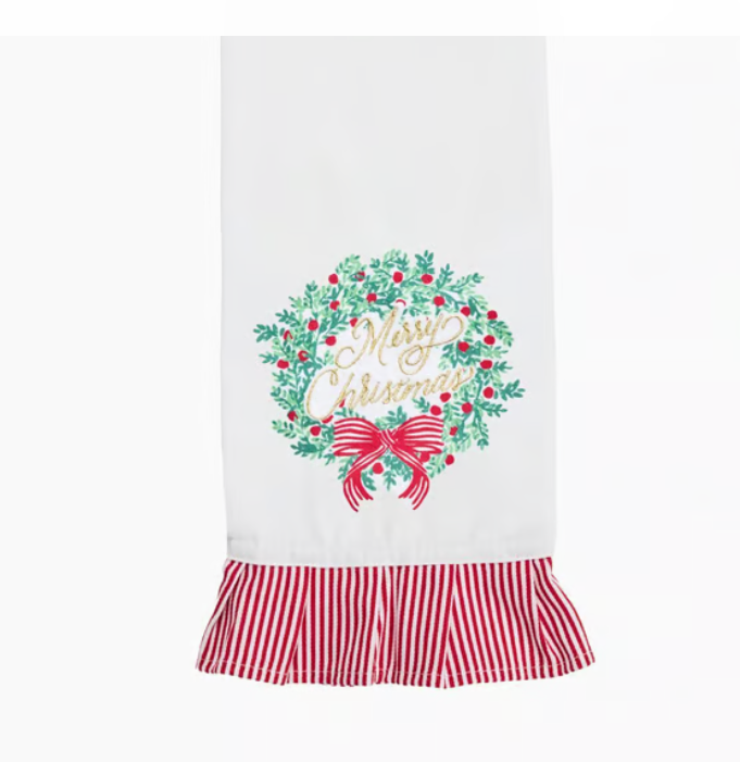 Mary Square Christmas Tea Towel