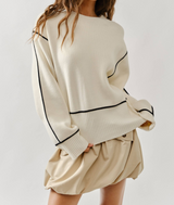 Allie Oversized Stitch Sweater