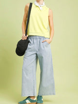 Stormy Stone Wash Stripe Pant