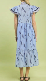 Hadley Floral Tiered Midi Dress