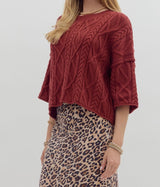 Candace Cable Knit Sweater