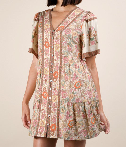 Delilah Floral Mini Dress
