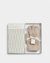 Katie Loxton Taupe Knit Gloves-Boxed