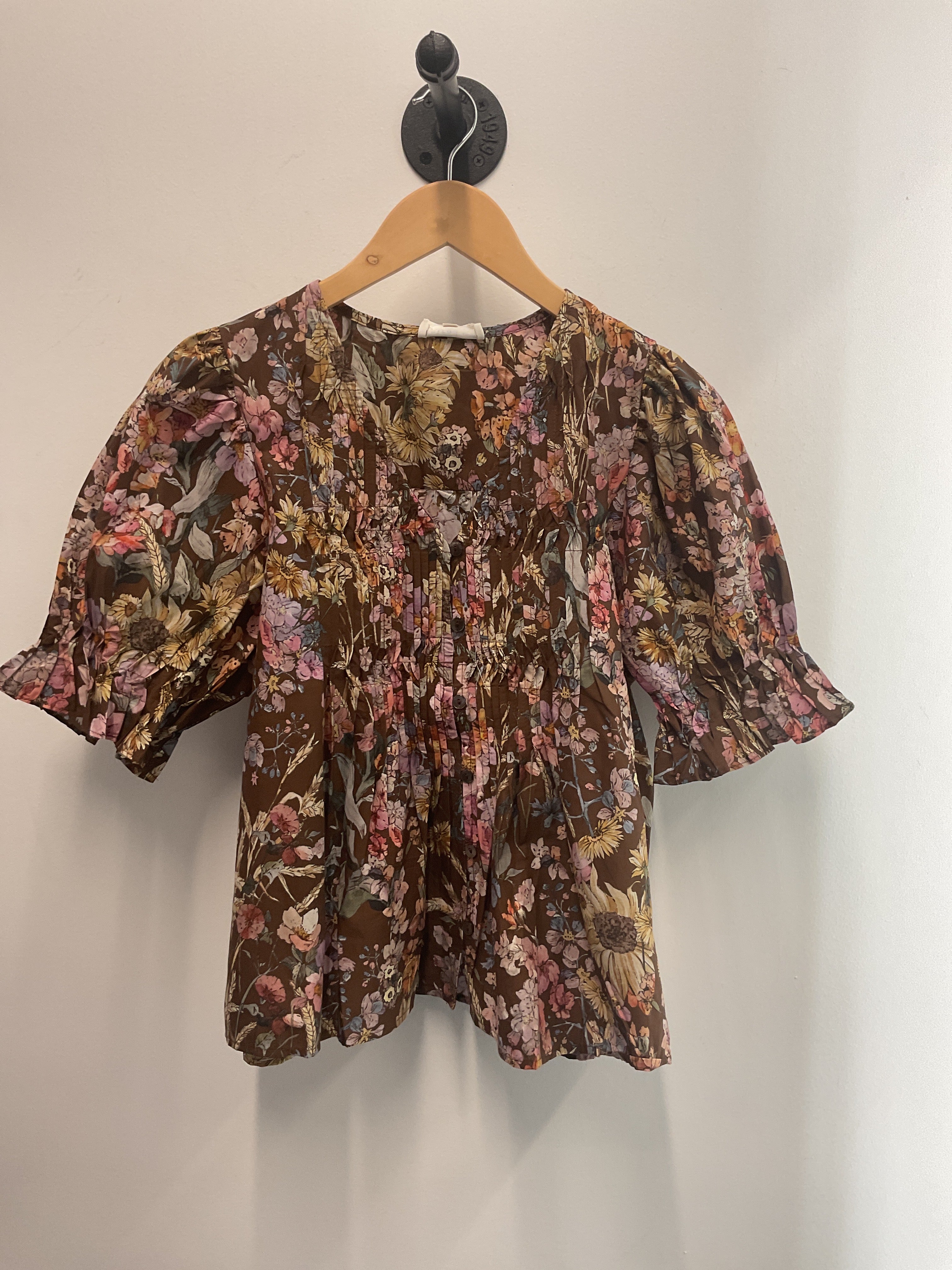 Kellie Floral Puff Sleeve Top