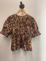 Kellie Floral Puff Sleeve Top