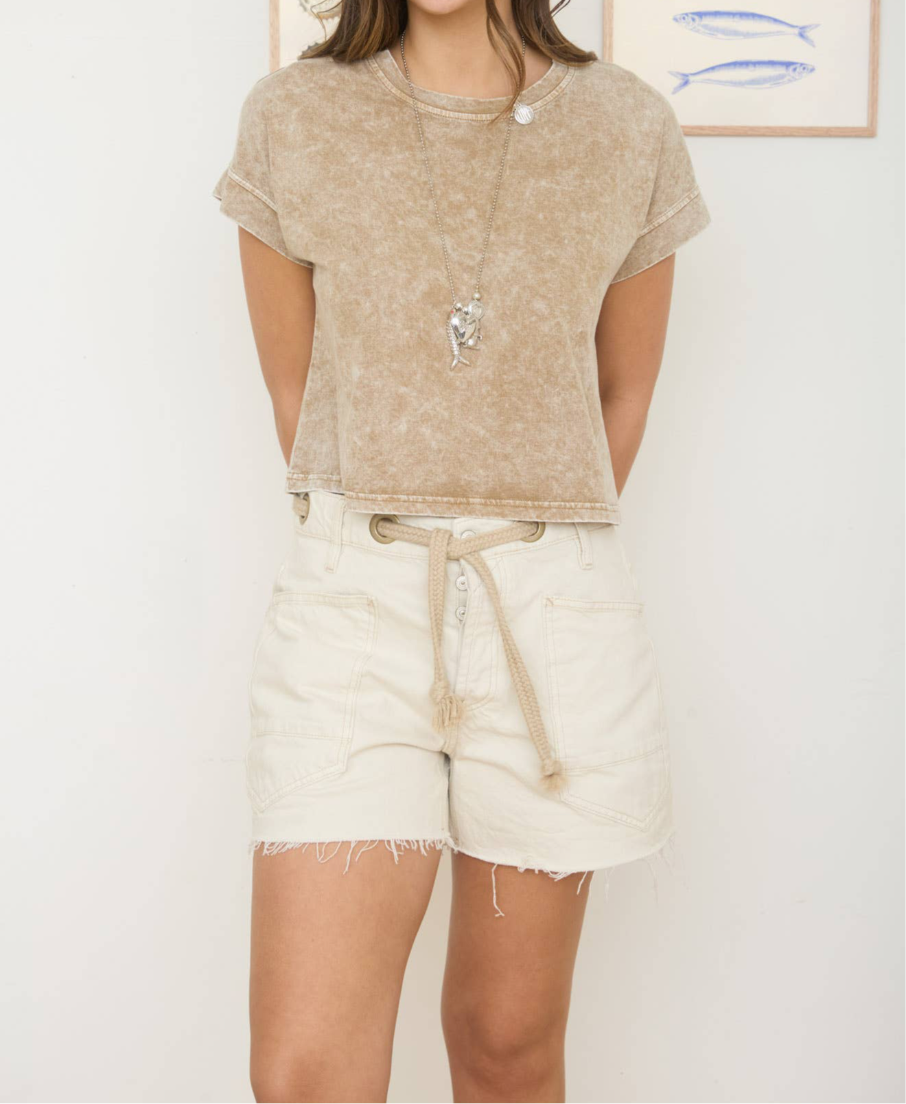 Madi Washed Boxy Fit Top