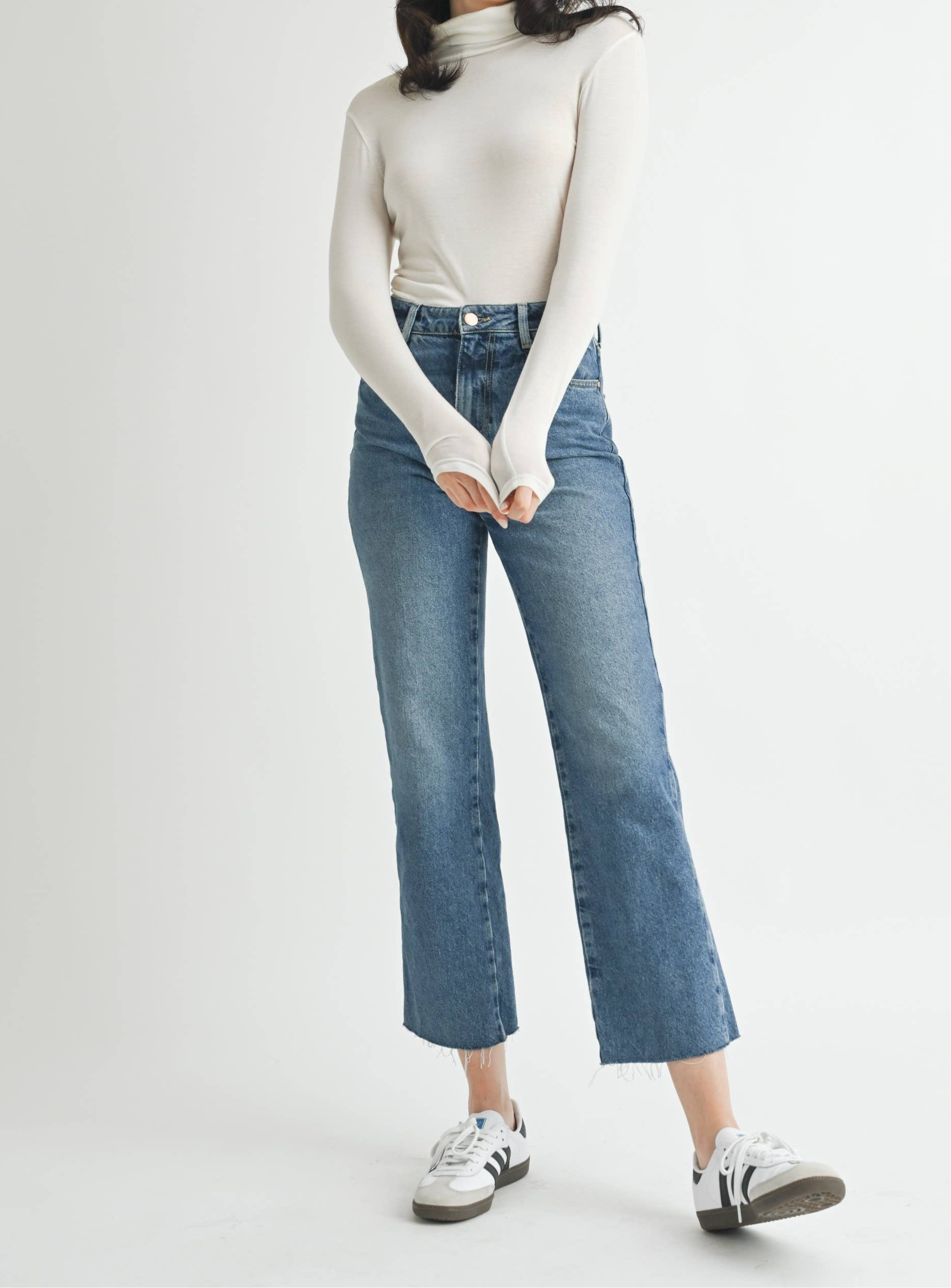 Betsy Basic Soft Turtleneck Top
