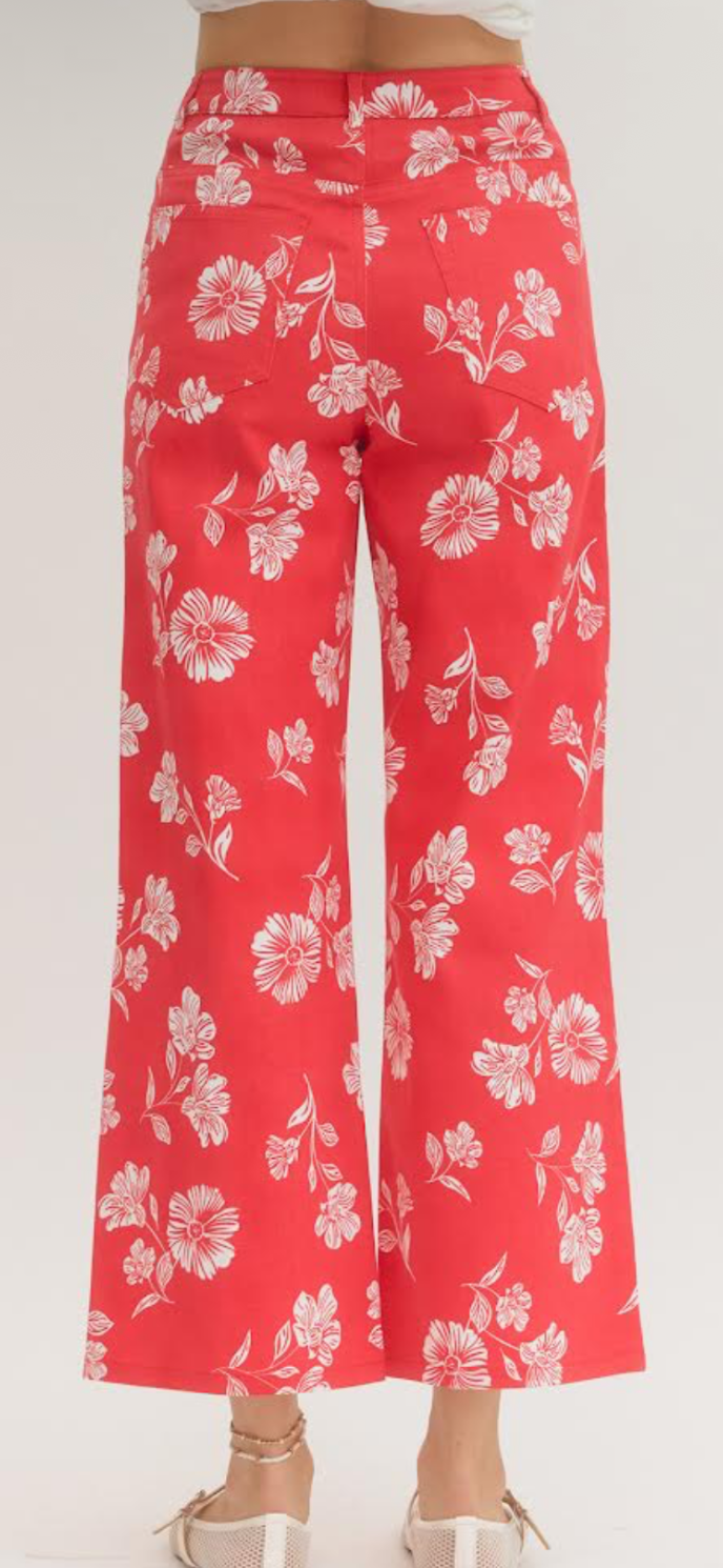 Jimmy Red Floral Pant