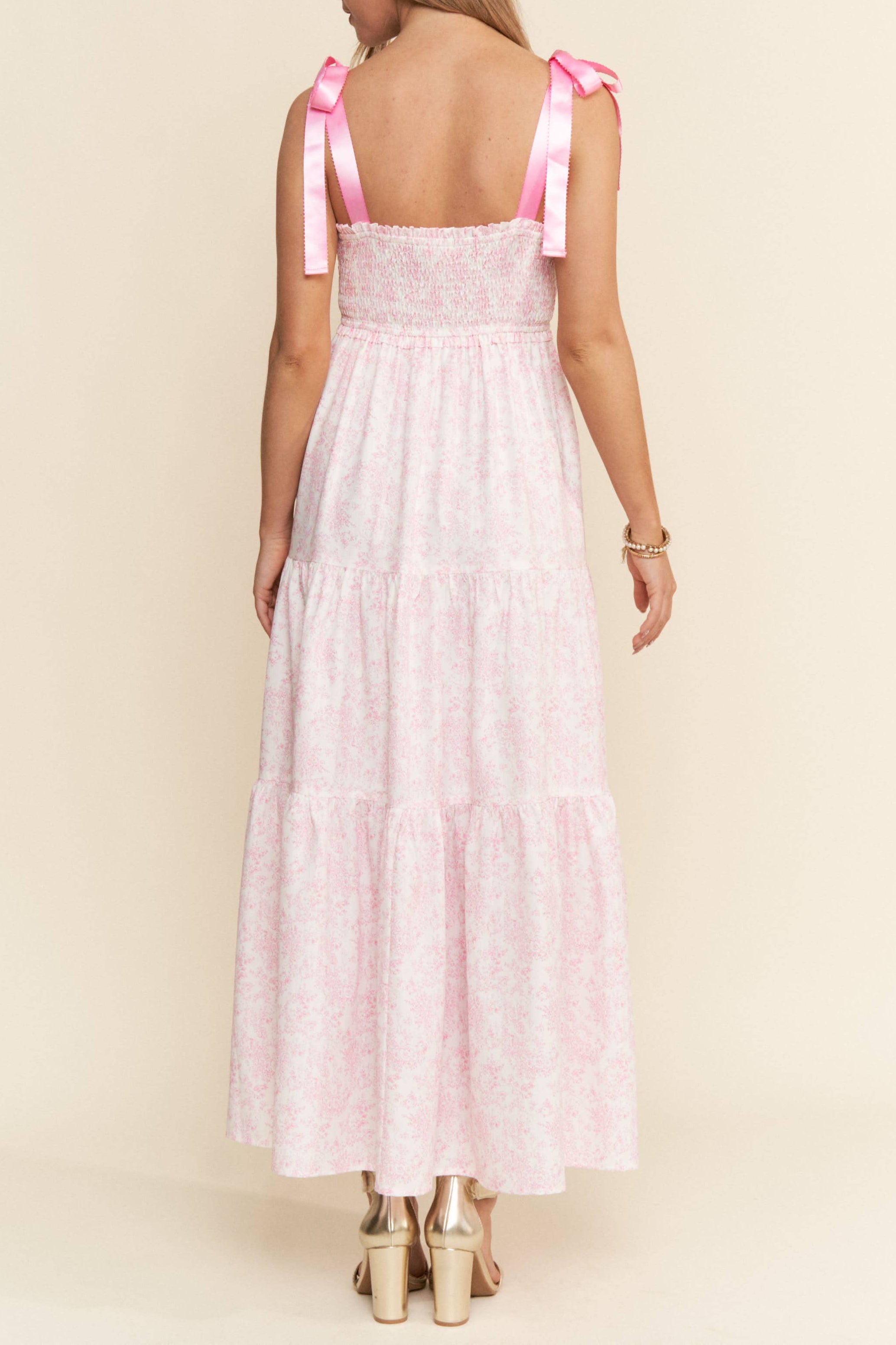 Robby Ribbon Tie Strap Dress