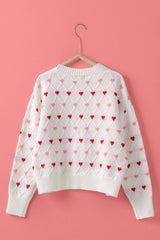 Chloe Heart Knit Cardigan