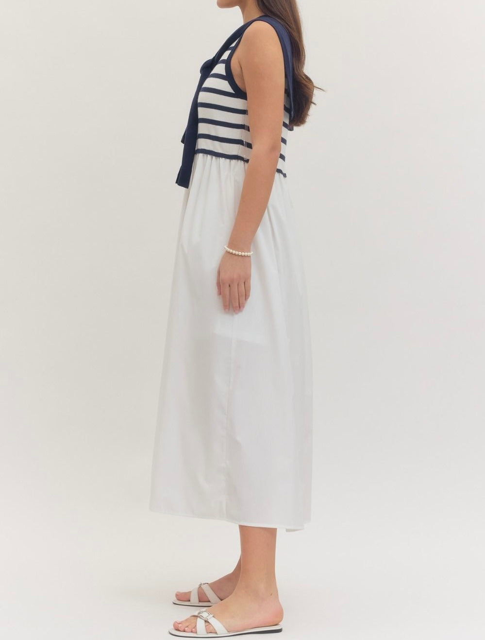 Robbey Striped Midi Dress