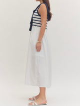 Robbey Striped Midi Dress