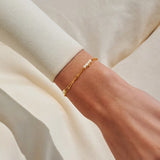 A Littles Double Layered Pearl Bracelet