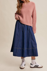 Cari Cable Knit Sweater