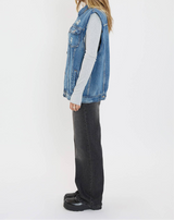 Beau Boyfriend Fit Denim Vest