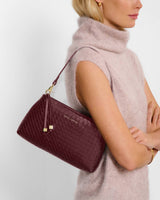 Nova Cherry Woven Small Shoulder Bag