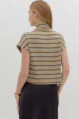 Natalie Mock Neck Top