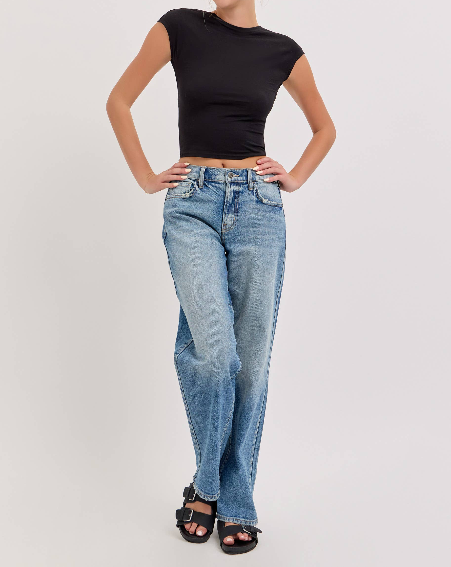 Maggie Mid Rise Baggy Dad Jean
