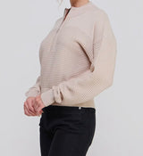 Charles Dolman Texture Rib Top