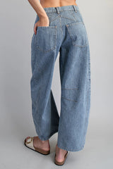 Kenny Striped Barrel Pants