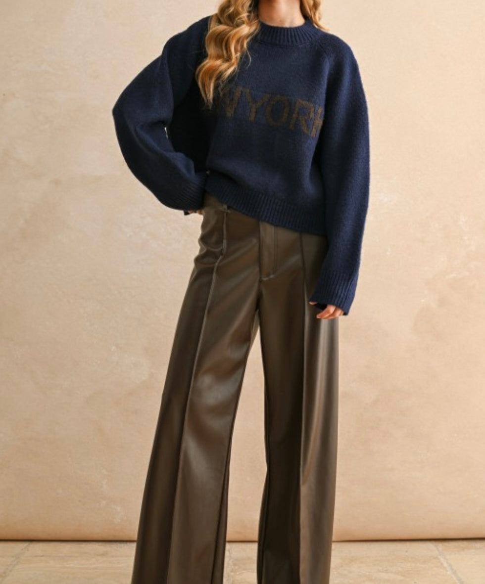 Navy NY Sweater