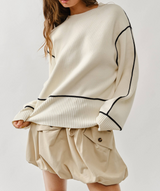 Allie Oversized Stitch Sweater