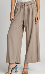 Ari Almond Striped Pants