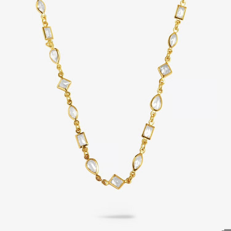 A Littles Multi CZ Necklace