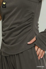Chandler Side Shirred Top