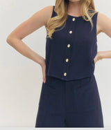 Kaylyn Woven Sleeveless Top