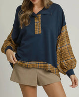 Hudson Autumn Plaid Pullover