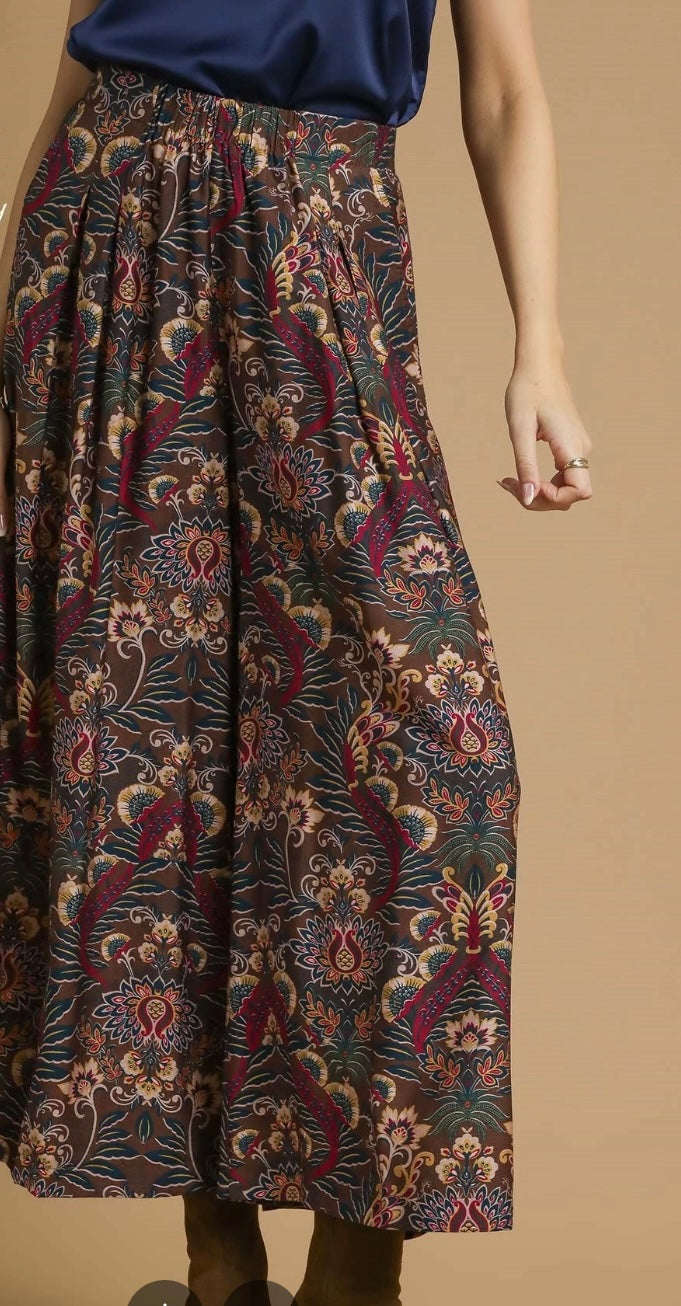 Lauren Floral Caramel Mix Pant
