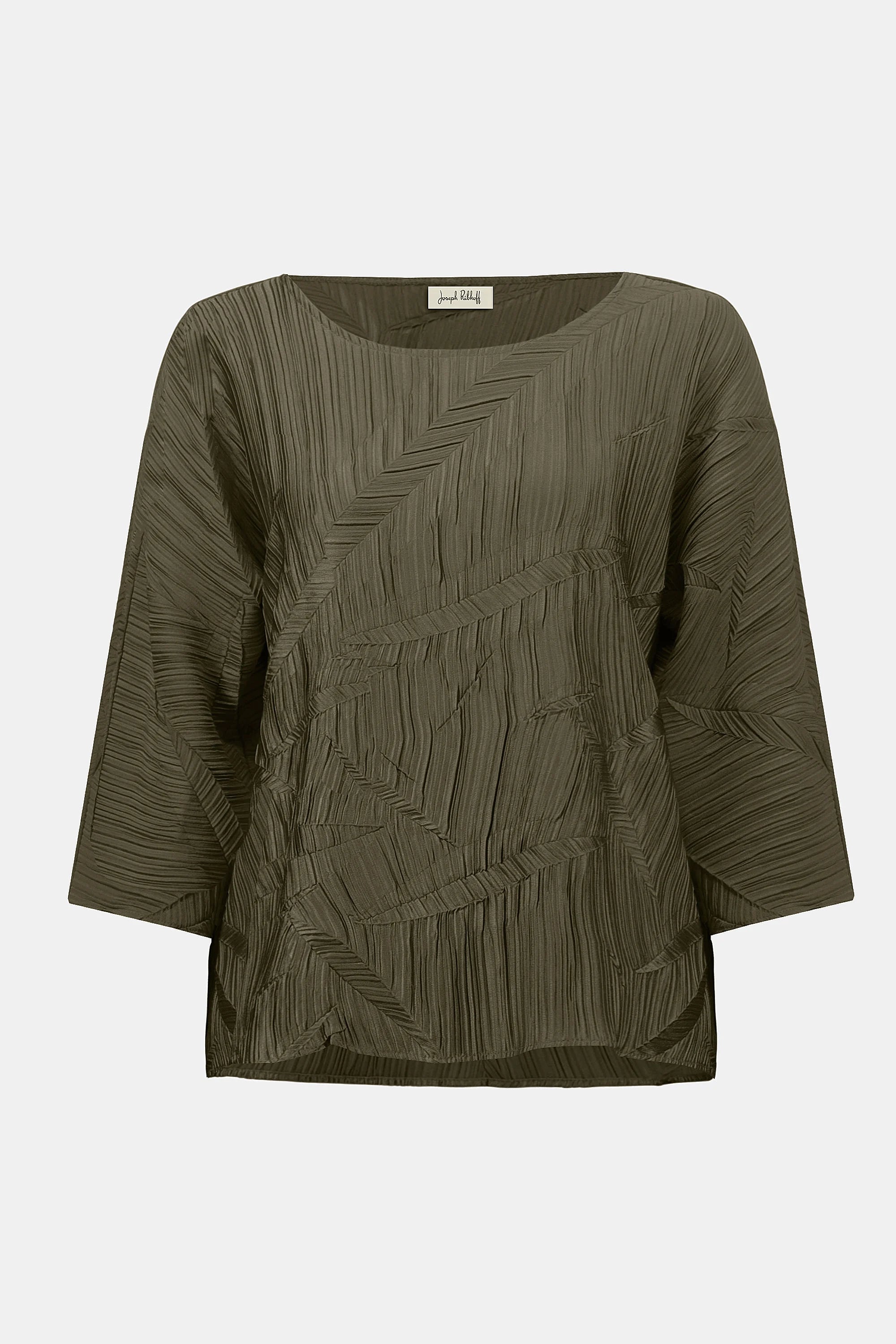 JR Pleated Satin Boxy Top