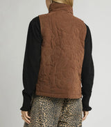 Aris Quilted Floral Vest