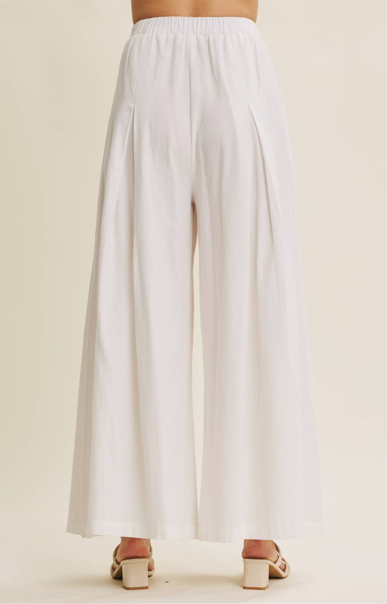 Macy Wide Leg Elastic Waist Pants