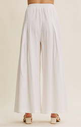 Macy Wide Leg Elastic Waist Pants