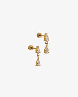 Linny&Co Gold Vivian Screwback Earrings