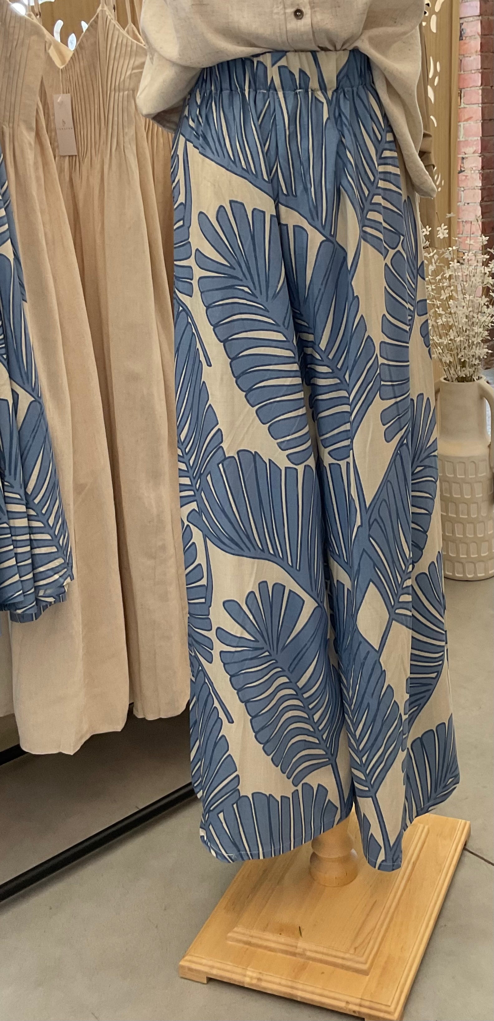 Blue Palms Wide Leg Pant
