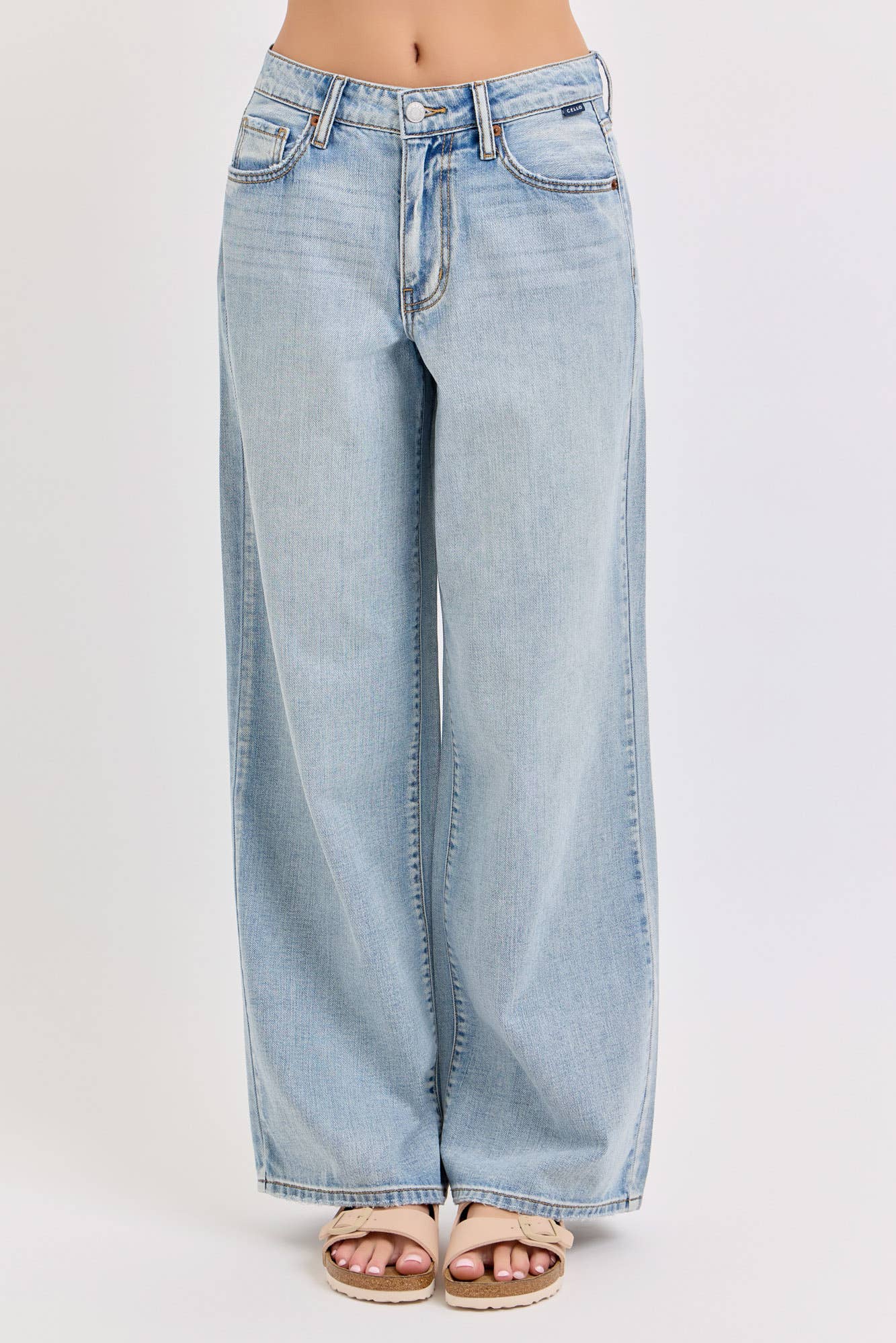 Walters Mid Rise Wide Leg