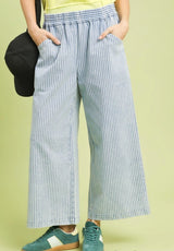 Stormy Stone Wash Stripe Pant