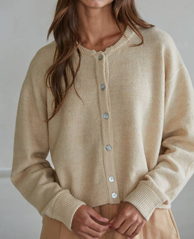 Sadie Crew Neck Cardigan