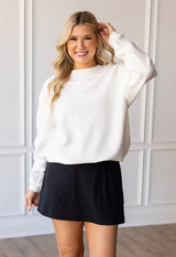 Spring Bloom Ribbed Sweatshirts