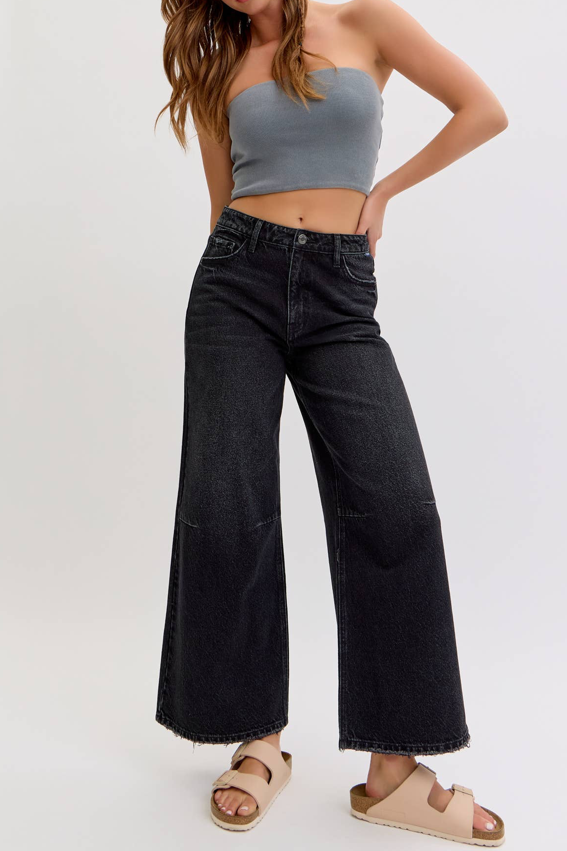 Robby High Rise Crop Wide Leg