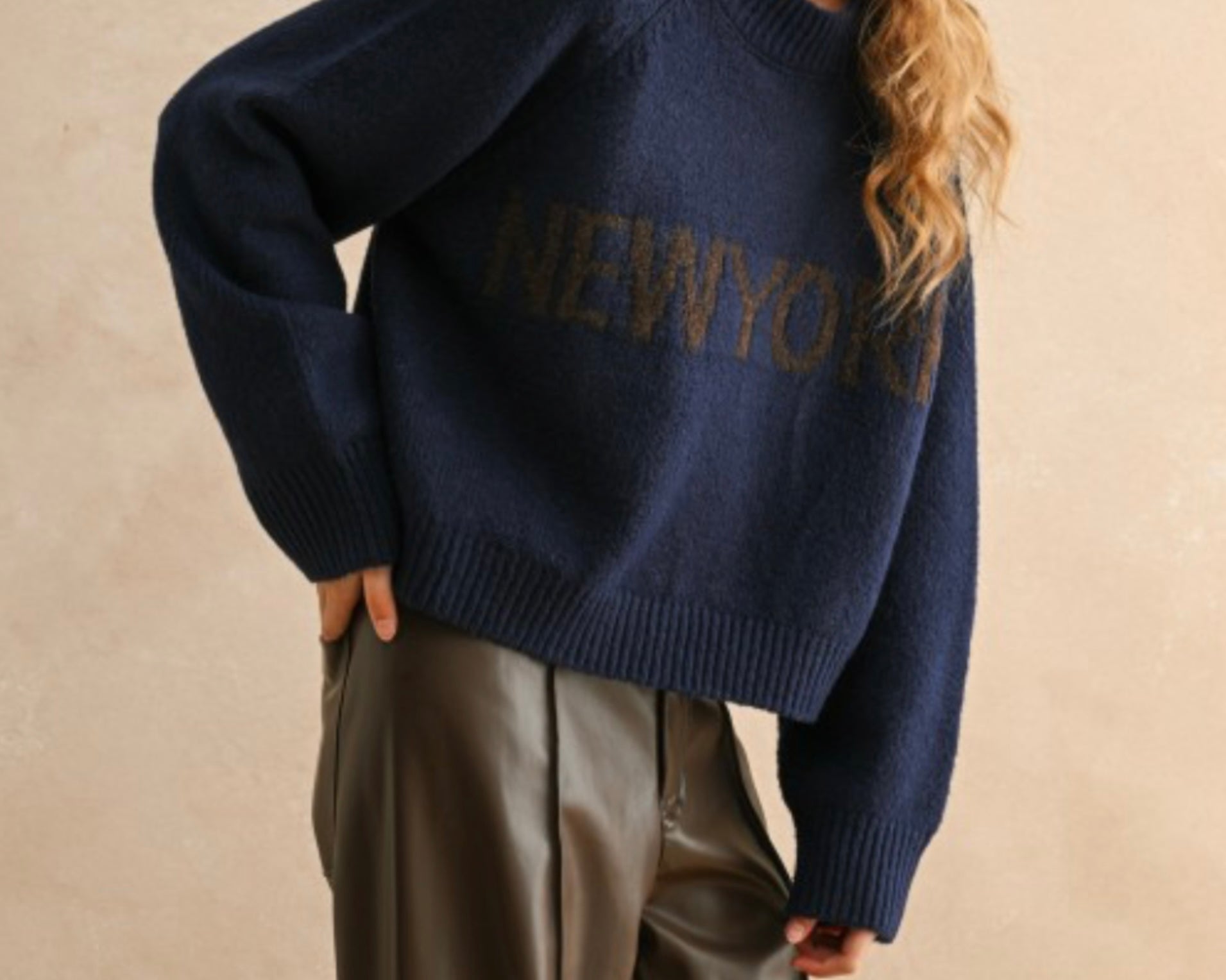 Navy NY Sweater