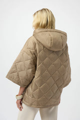 JR Diamond Quilted Hooded Jacket