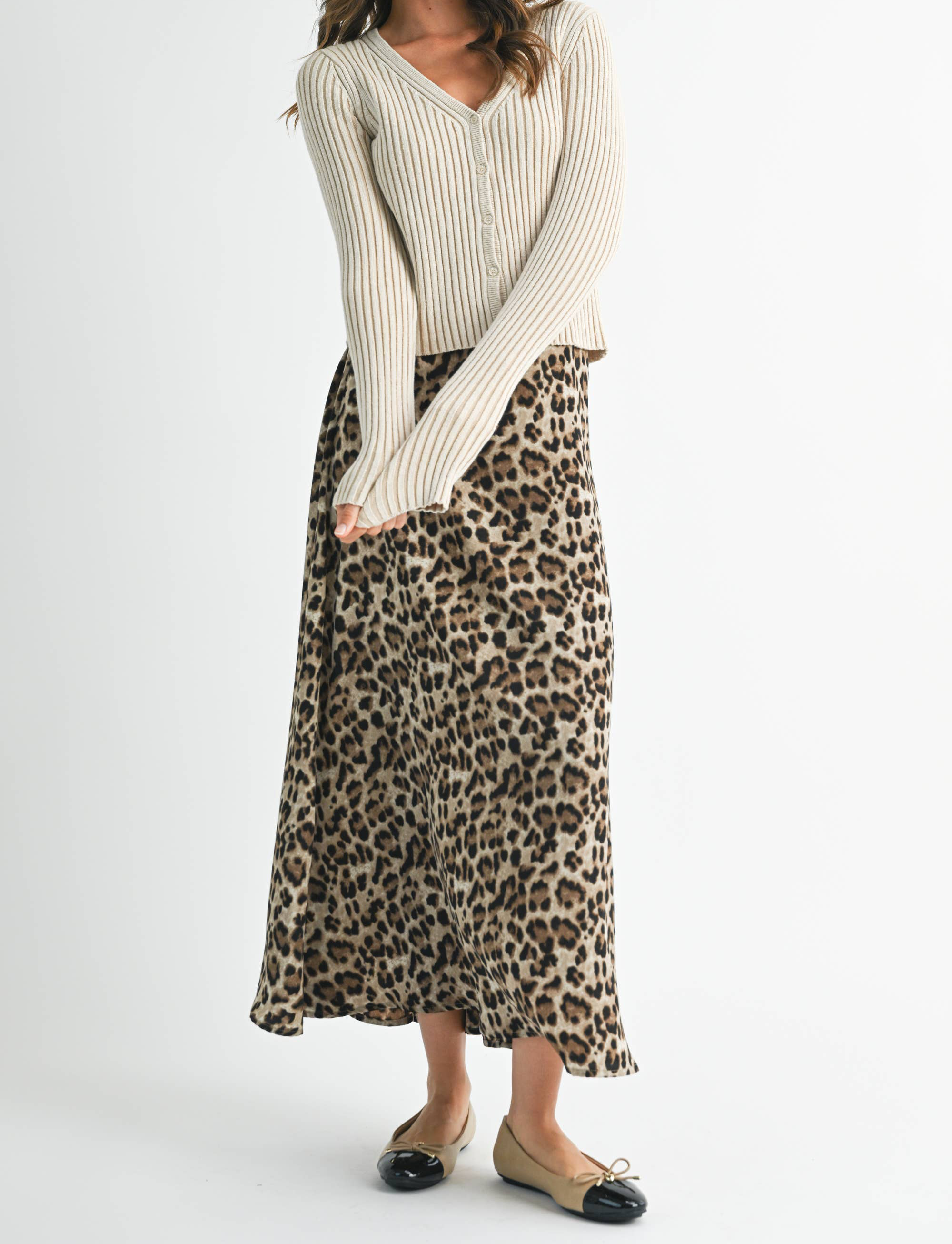 Katie Ribbed Button-Up Cardigan