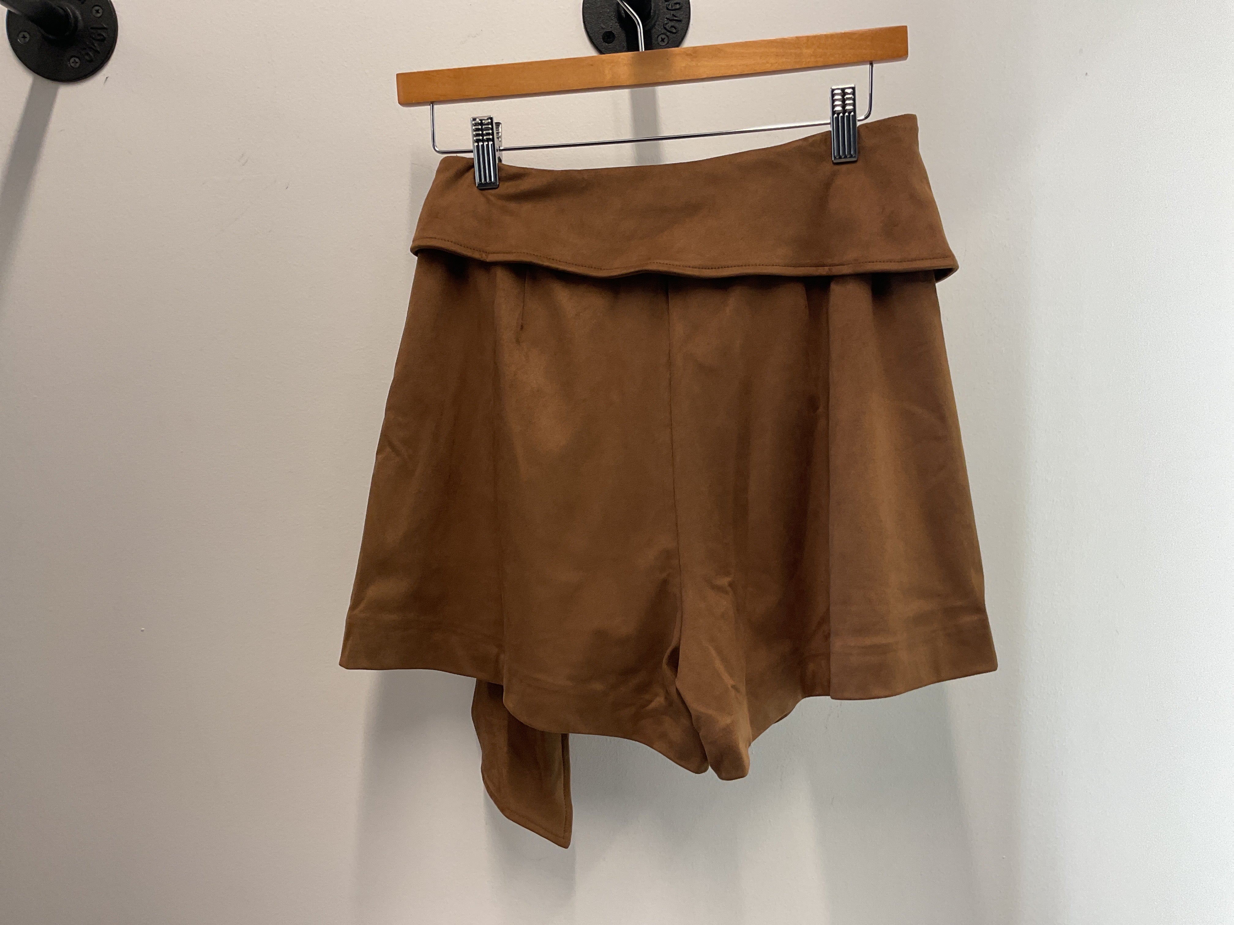 Molly Faux Suede Belted Shorts