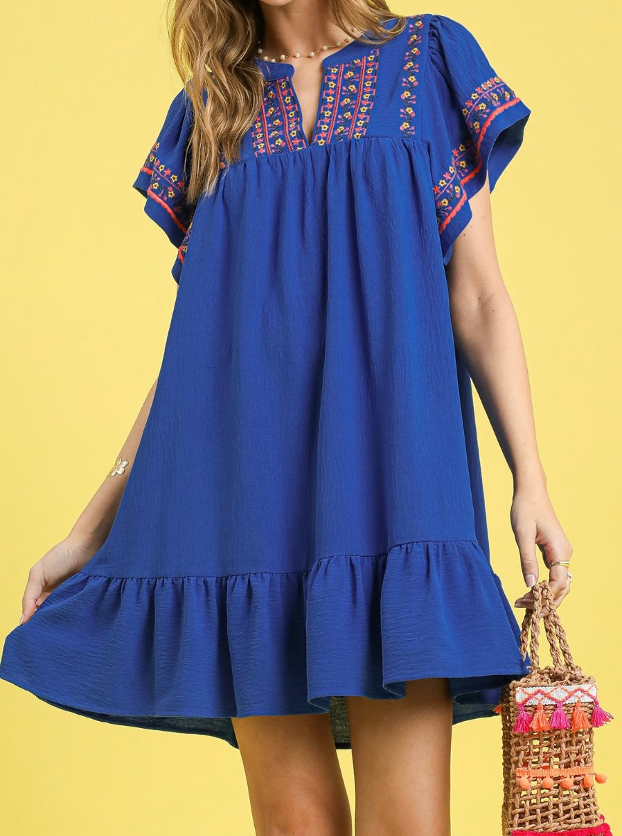 Elsie Ocean Blue Dress