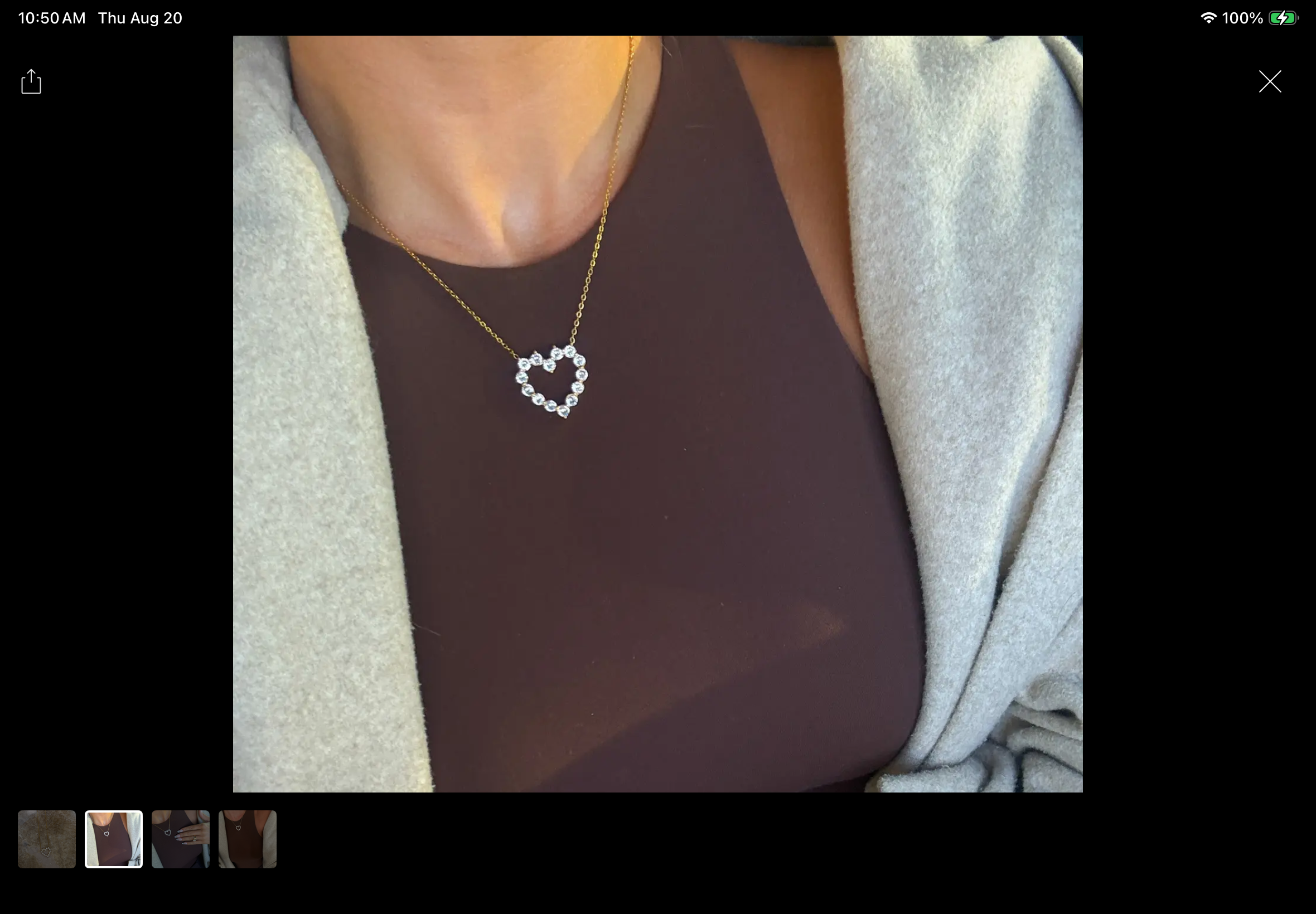 Diamond Heart Necklace